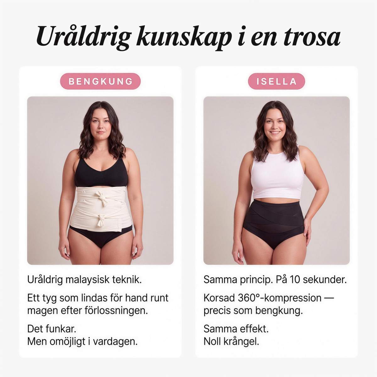 Fødselstrusser - 360° kompression