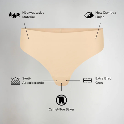 Isella Camel-Toe Free Performance Thong