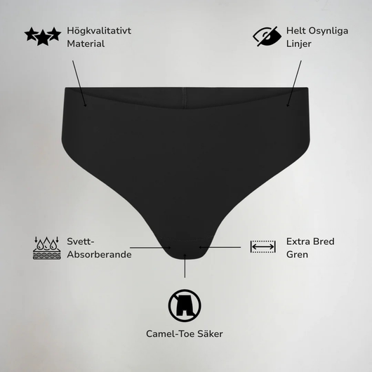 Isella Camel-Toe Free Performance Thong