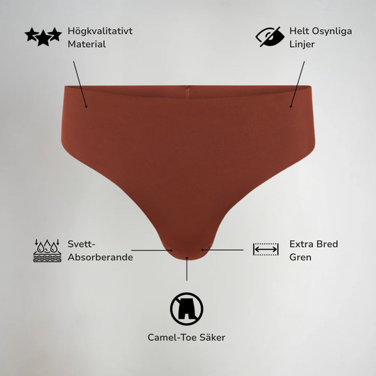 Isella Camel-Toe Free Performance Thong