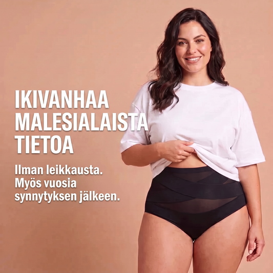 Ikivanhaa malesialaista tietoa — Isellan muotoilevat alushousut, 360° kompressio